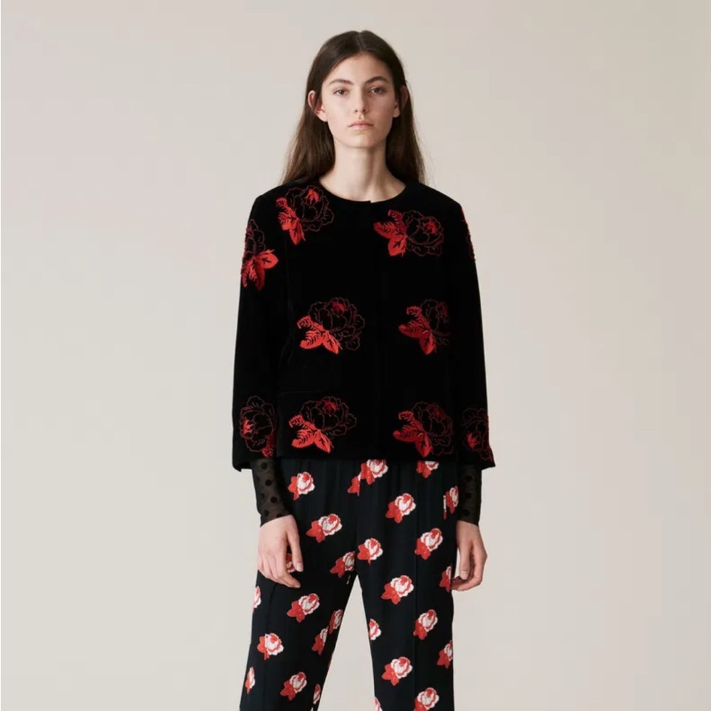 Ganni Jermyn Velvet Jacket